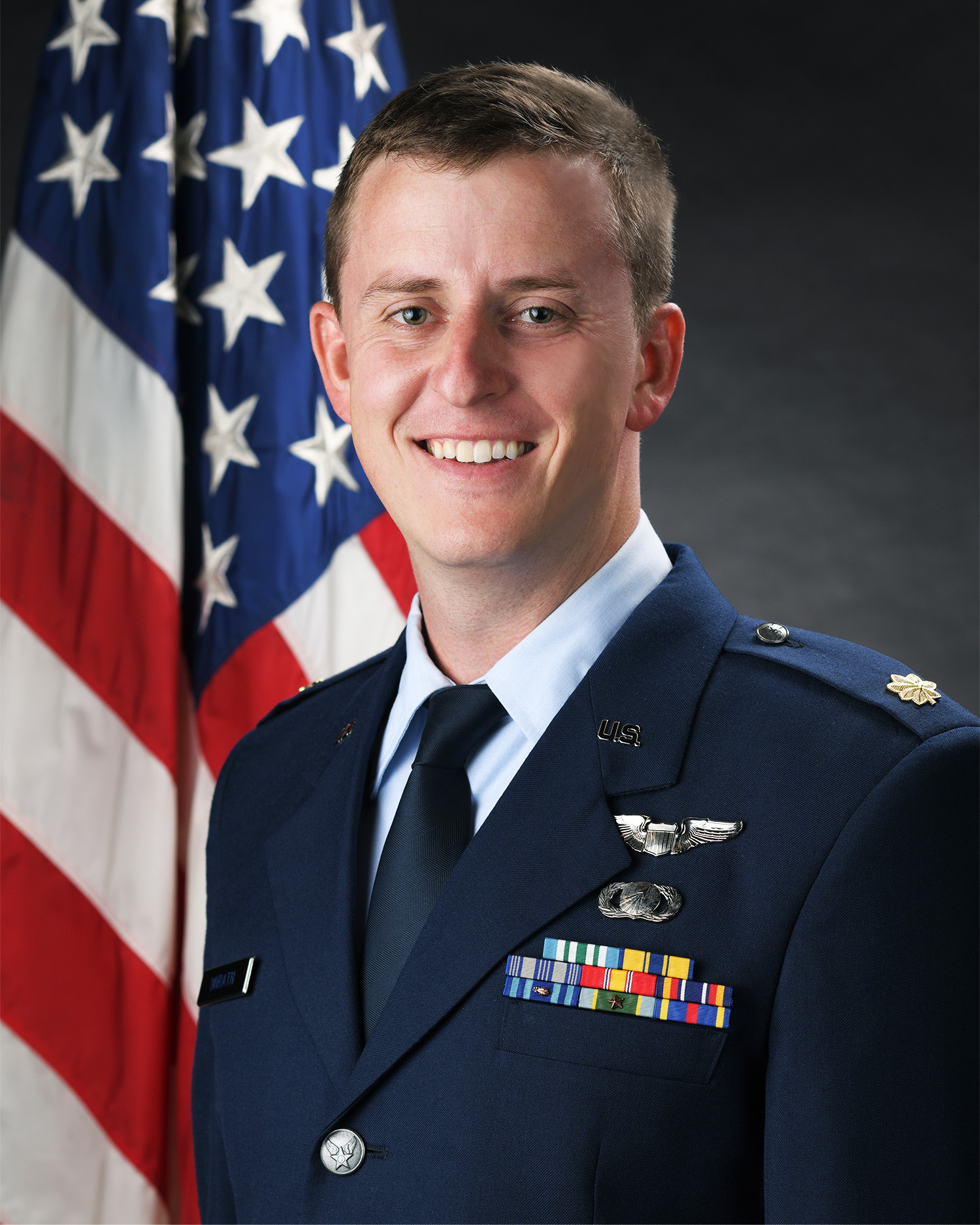 Official photo of Maj Unrath